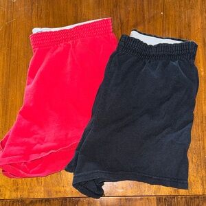 Red and Black Shorts